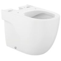 Roca – Cuvette compacte à réservoir bas sans rebord – Système RIMLESS pour nettoyage facile – Double sortie – Montage mural inclus