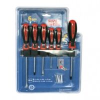 Set de 6 tournevis bi-matière ou tournevis de précision - Modèle SUPER-EGO : Précision