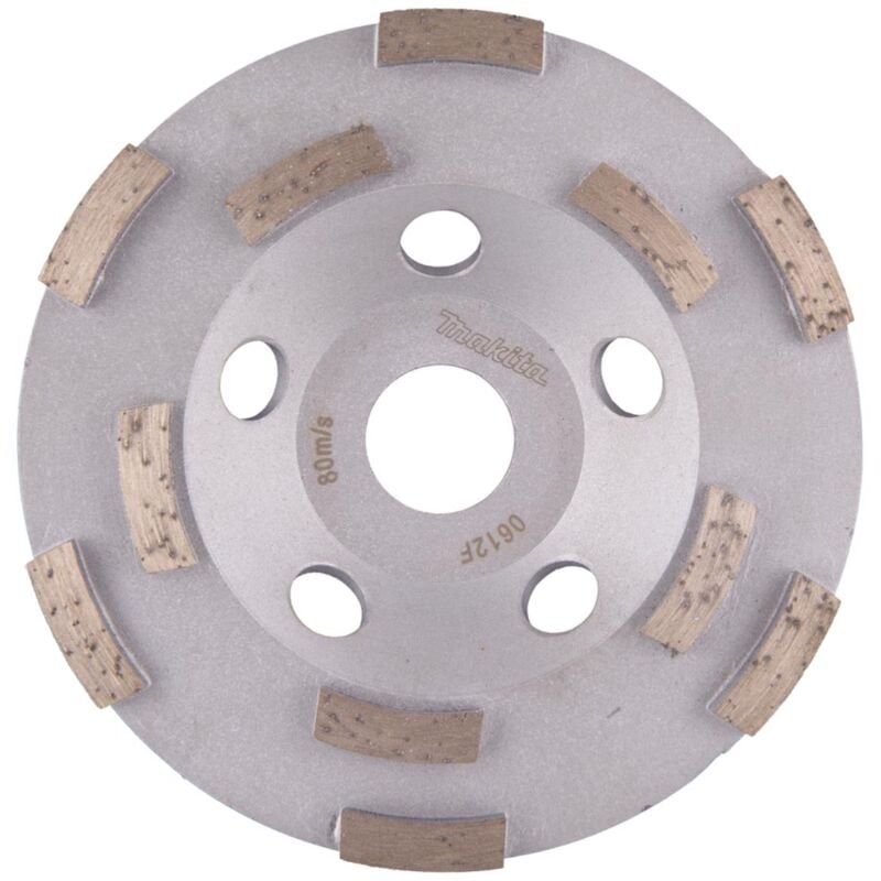 Makita meule diamantée, 125 x 22,23 mm 2 segments - argent - 125 x 22,23 mm