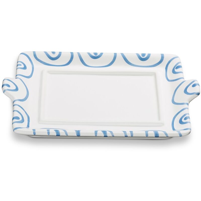 Gmundner Keramik Blaugeflammt Assiette à dessert 18cm