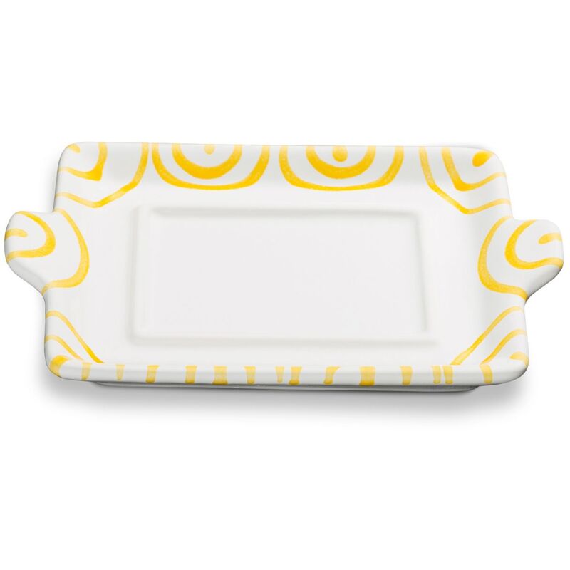 Tazza Da Caffè Gmundner 0,19L – Ceramica Fatta A Mano In Austria, Decoro Fiammato Giallo