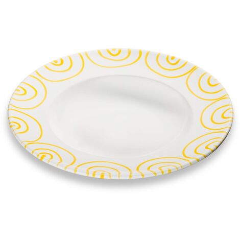 Gmundner Keramik Jaune flammé, Assiette à pâtes Gourmet (Ø 29cm) (1/3)