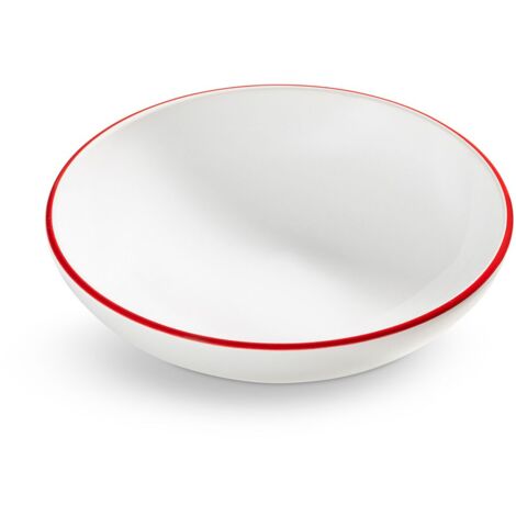 Gmundner Keramik Rubinroter Rand, bol (Ø 17cm) (1/2)