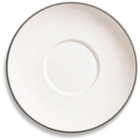 Soucoupe Bunzlauer En Céramique Artisanale - Diamètre 16 Cm - Décor DU126 - Pour Tasse à Café Et Thé
