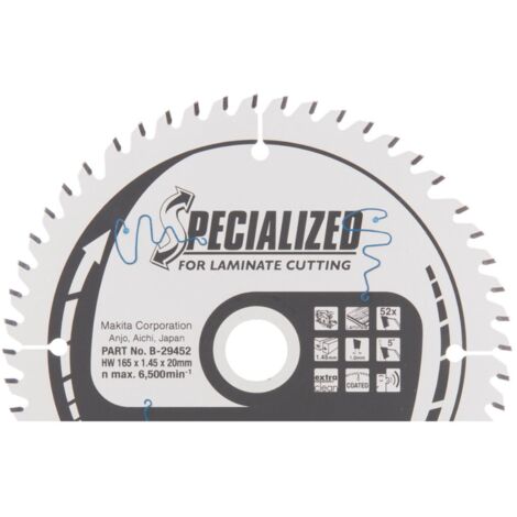 Accessoire Pour Scie Circulaire Makita D-03333 165 X 20 Mm 24 Lame De Scie Circulaire