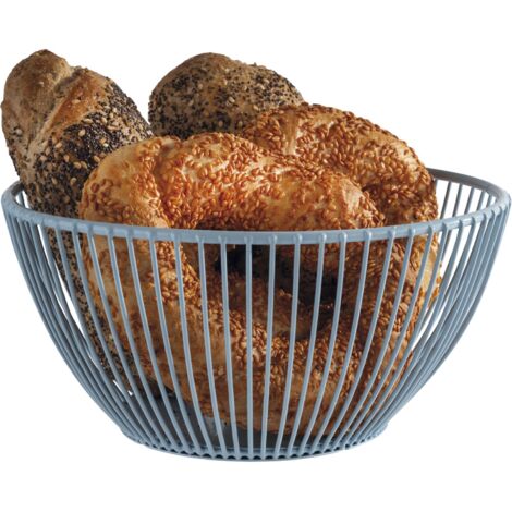 Cesto Portapane/frutta APS SVART – Metallo Blu Dream, Diametro 20 Cm, Altezza 8 Cm - 4