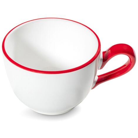 Gmundner Keramik Rubinroter Rand, Kaffeetasse Cup (0,19L) (1/2)