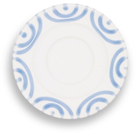 Piatto Fondo Gmundner Keramik – Fiamma Blu – Diametro 28 Cm – Fatto A Mano In Austria - 3