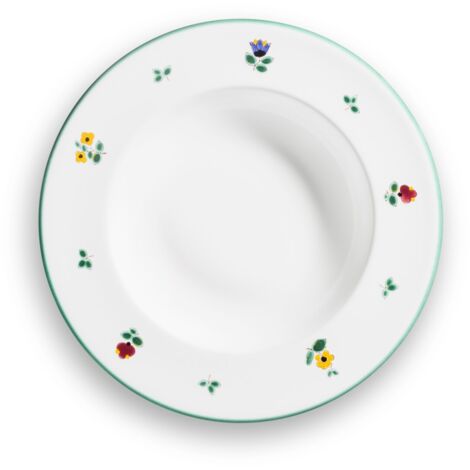 Gmundner Keramik Assiette à soupe Gourmet 24 cm Streublume (1/3)