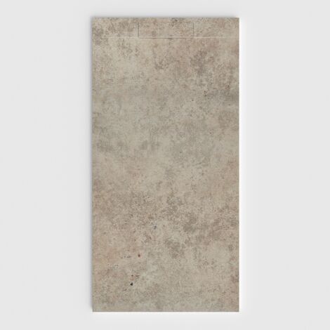 Receveur de douche rectangulaire 90x100 cm effet pierre résine marbrée