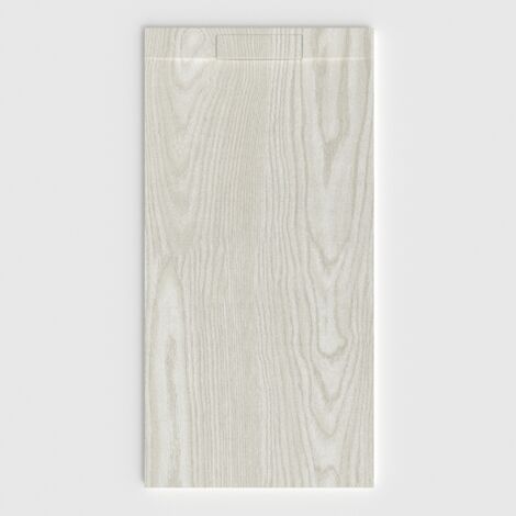 VAROBATH - Receveur de douche 3D Plaster 100x160 - Modèle LUZORE effet bois (1/5)