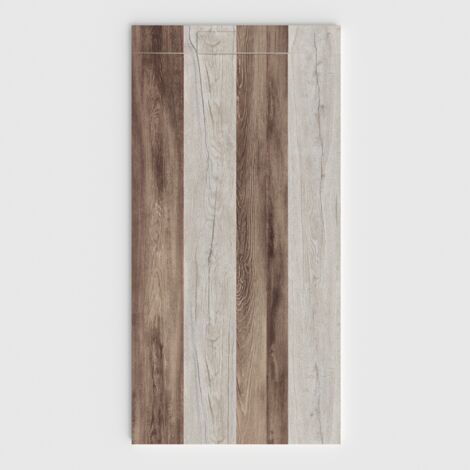 VAROBATH - Receveur de douche 3D Plaster 90x160 - Modèle NOARELL effet bois (1/5)