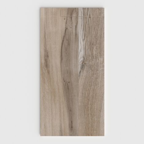 VAROBATH - Receveur de douche 3D Plaster 80x160 - Modèle TUALEM effet bois (1/5)