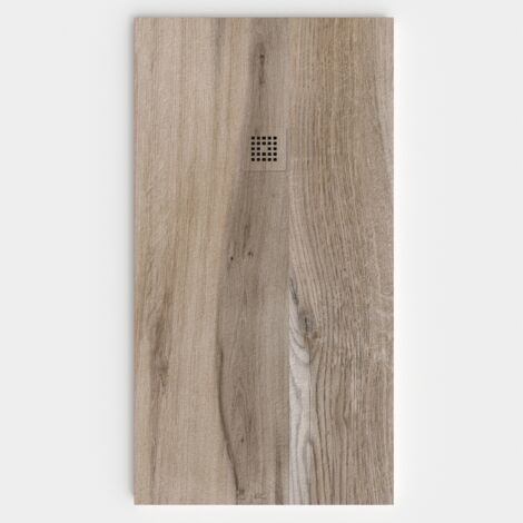 VAROBATH - Receveur de douche 3D 80x180 - Modèle ROBLETORTORA effet bois (1/5)