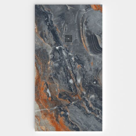 VAROBATH - Receveur de douche 3D 100x140 - Modèle ATHENEA effet marbre (1/5)