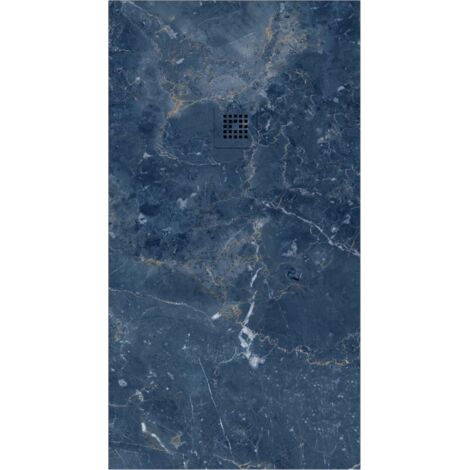 VAROBATH - Receveur de douche 3D 100x120 - Modèle AURANZA effet marbre (1/5)