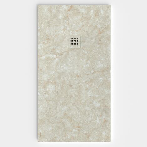 VAROBATH - Receveur de douche 3D 100x140 - Modèle OMAZA effet marbre (1/5)