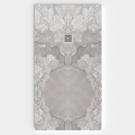 VAROBATH - Receveur de douche 3D 90x120 - Modèle NAPOLEON effet marbre (1/5)