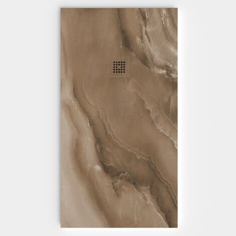 VAROBATH - Receveur de douche 3D 90x120 - Modèle KLEO effet marbre (1/5)