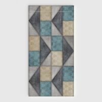 VAROBATH - Receveur de douche 3D Plaster 90x180 - Modèle Mosael effet hydraulique