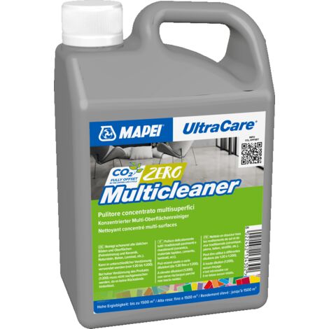 Ultracare Nettoyant neutre concentré pour lavage quotidien Multicleaner MAPEI 1L