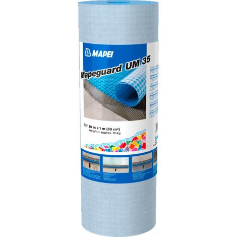 Natte de désolidarisation et d'étancheité MAPEGUARD UM35 /m² MAPEI