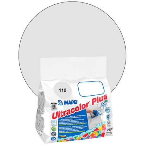 Mapei – Joint de carrelage ULTRACOLOR PLUS 110 Manhattan 2000 – Mortier hydrofuge et résistant aux moisissures – Pour joints jusqu'à 20 mm – 2 Kg
