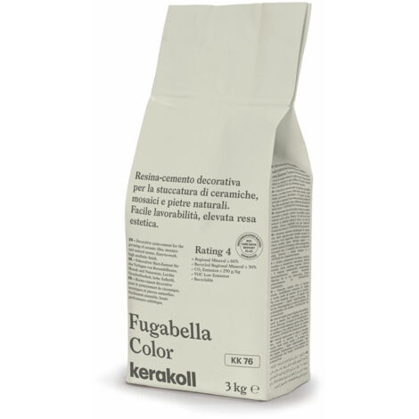 Joint résine-ciment Fugabella Color FILL 3 kg – Hydrofuge pour pièces humides – Haute résistance aux acides – Antibactérien – Kerakoll (1/3)
