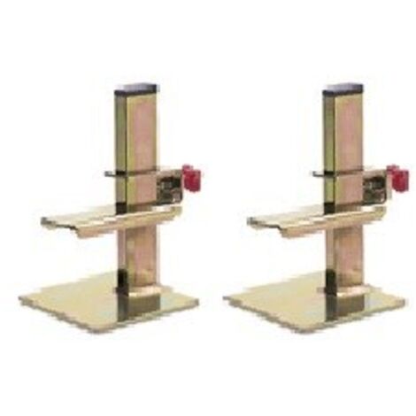 Rubi – Kit supports règle 30 cm – Acier bichromaté – Réglable en hauteur – Pour pose de carreaux céramiques – Lot de 2 unités