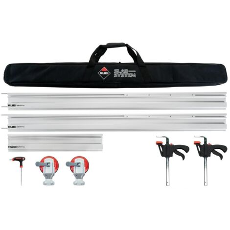 Rubi – Jeu de rails de guidage 155 cm – Pour découpe de carrelages et dalles – Construction en aluminium léger – Système antidérapant - TC-125