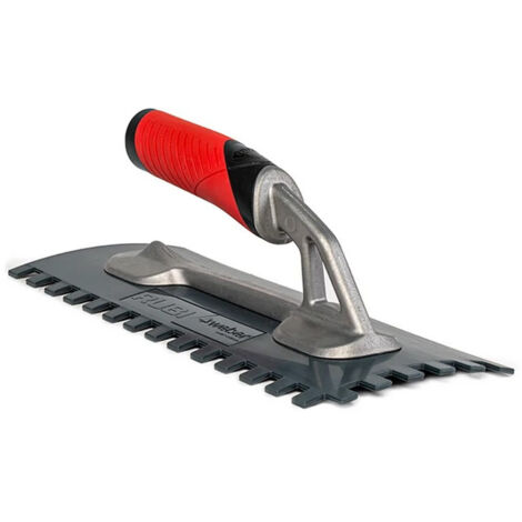 Rubi – Peigne à colle dentelé Tech-Flex 10X12 – Lame en plastique amélioré pour application efficace – Réduit l'effort de 48 % – 66974