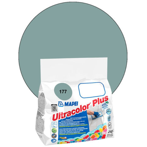 Mapei – Joint de carrelage ULTRACOLOR PLUS 2 Kg – Résistant à la moisissure BioBlock – Hydrofuge DropEffect – Pour joints jusqu'à 20 mm