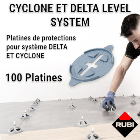 100 platines de protection pour autonivellants CYCLONE et DELTA RUBI (1/5)