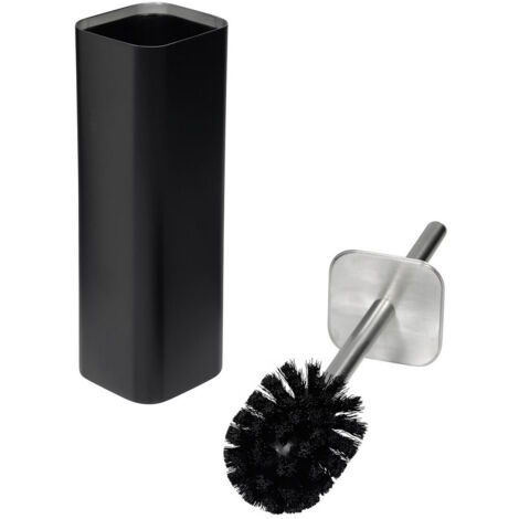 Fix Mi - Brosse WC et pot chrome et noir Mat COSMOPOLITAN MAT INTER (1/3)