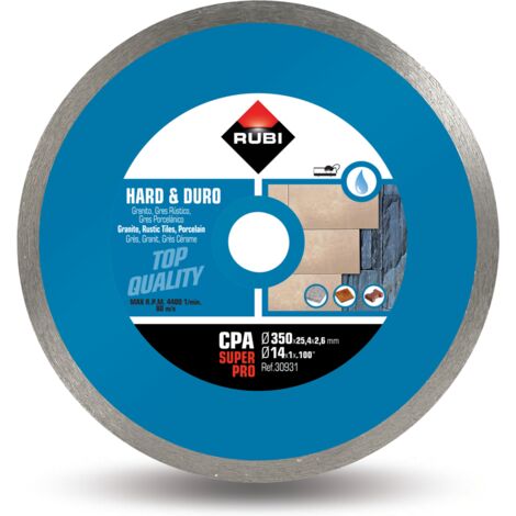 DISQUE DIAMANT CPA SUPERPRO RUBI  350 mm