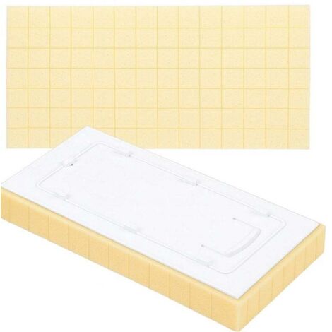 Taloche éponge  13x30x3 cm Quick-Lock RAIMONDI  Sweepex coupée - Sans poignée - 13 x 30 x 3 cm