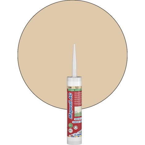 Silicone MAPESIL AC MAPEI 310 ml - 138 Amande
