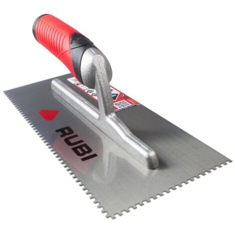 Peigne acier RUBIFLEX 28 cm – Âme en aluminium léger – Lame en acier spécial résistante à l'usure – Poignée ergonomique pour confort