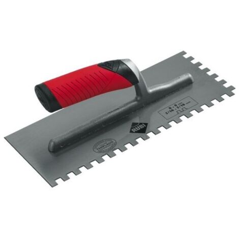 Peigne acier RUBIFLEX 28 cm – Denture 4,5 mm – Lame en acier inoxydable – Ergonomique pour application précise de colle