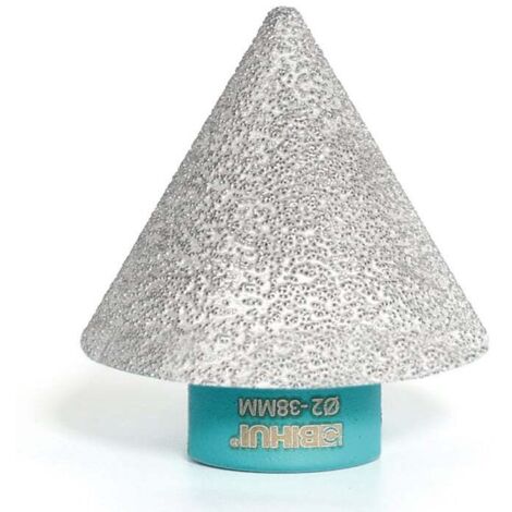Fraise conique diamantée 2 à 38 mm (M14) BIHUI By PAVILIFT