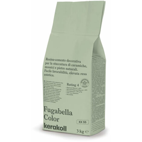 Joint résine-ciment Fugabella Color FILL 3 kg – Hydrofuge pour pièces humides – Haute résistance aux acides – Antibactérien – Kerakoll (1/3)