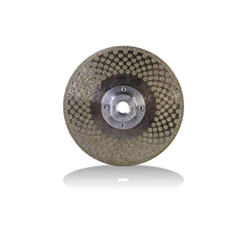 Rubi – Disque diamant pour meuleuse Ø115 mm – Électrodéposition double face – Pour pierre naturelle et céramique – Vitesse max 13 300 tr/min