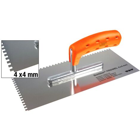 Peigne Spécial DITRA et natte d'étancheitée SCHLUTER  4 x 4 mm