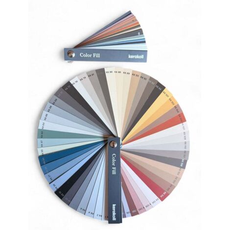 Nuancier éventail FugaBella Color 3Kg – 50 couleurs design – Mortier-joint hybride pour carrelage – Performances hydrofuges – Kerakoll