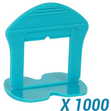 1000 Croisillons autonivelants à cale en "I" 2mm (carrelage de 3 à 18mm) B-RIGID BIHUI