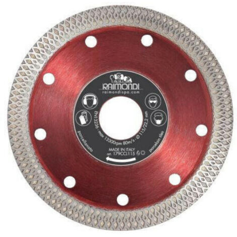 Disque diamant "CROSS" Ø115 à sec et à eau RAIMONDI (1/3)