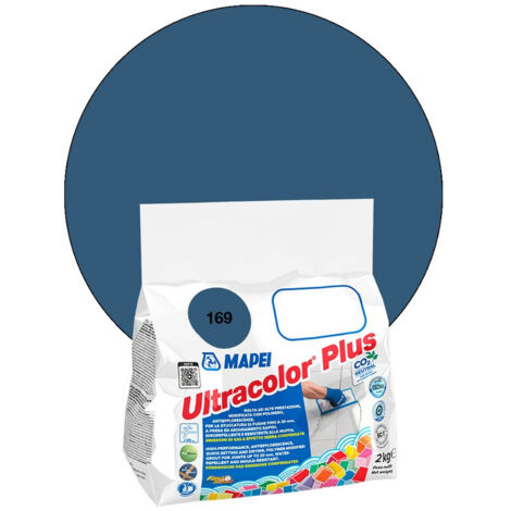 Mapei – Joint de carrelage ULTRACOLOR PLUS 2 Kg – Résistant à la moisissure BioBlock® – Hydrofuge DropEffect® – Pour joints jusqu'à 20 mm (1/5)