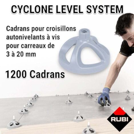 1200 cadrans pour autonivellants à vis CYCLONE RUBI (1/5)