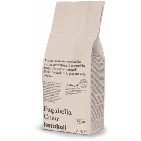 Joint de carrelage Fugabella Color FILL 3 kg by KERAKOLL  Coloris KK126 (1/3)