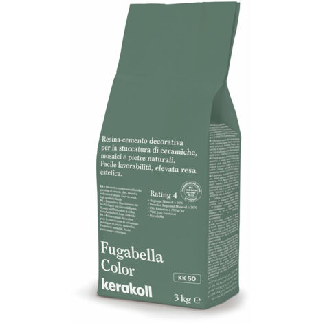 Stuc hybride pour carrelage – Colle résistante à l'eau – Idéale pour surfaces en grès et mosaïque – 3 Kg – Kerakoll